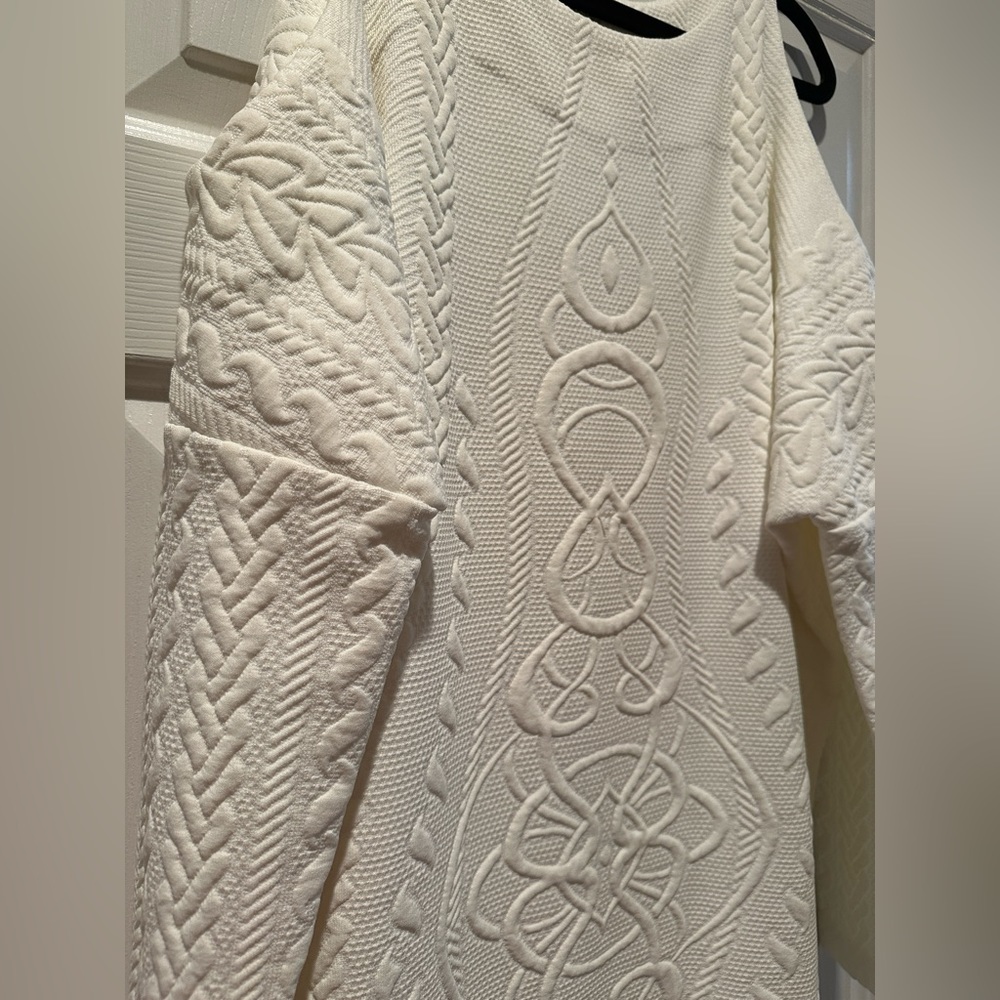 Amanda Uprichard White Long Sleeve Dress - Picture 6 of 7